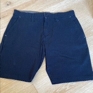 Navy Blue Polka Dot Shorts